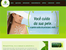 Tablet Screenshot of homeovitae.com.br